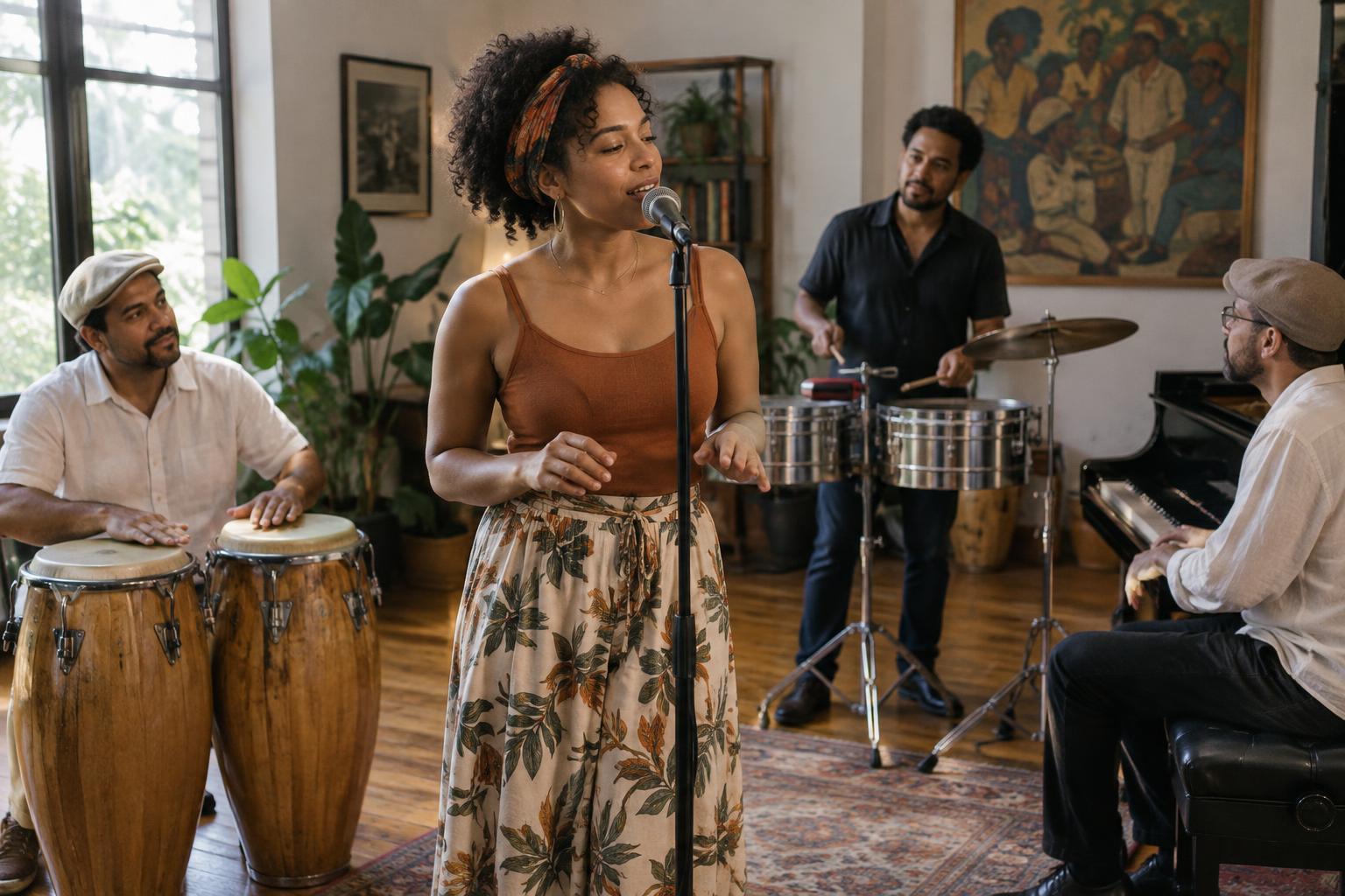 Making Room for a Lead Singer in a Rhythm-Heavy Arrangement